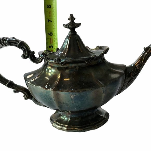 Vintage Aladdin Lamp Coffee Tea Pot Reed & Barton - Picture 5 of 10